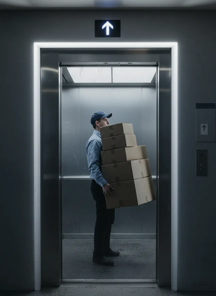 متى تختار مصعد بضائع بدل حلول الرافعات أو السلالم