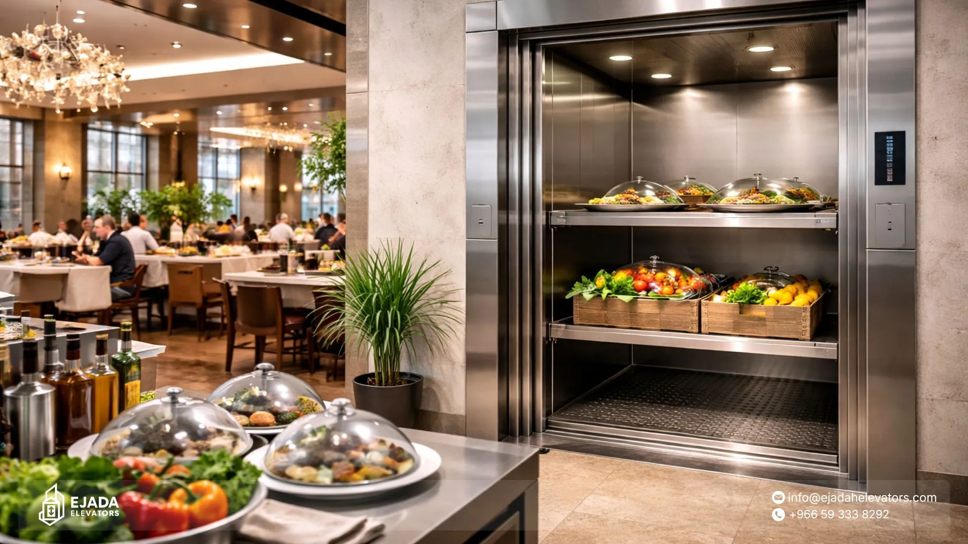 أفضل أنواع مصاعد المطاعم في السعودية
