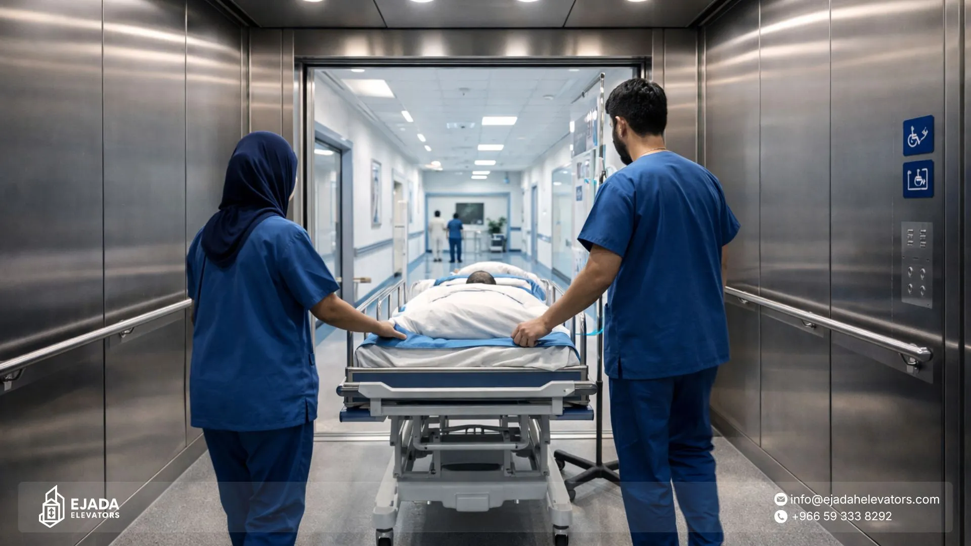 أفضل أنواع مصاعد المستشفيات في السعودية