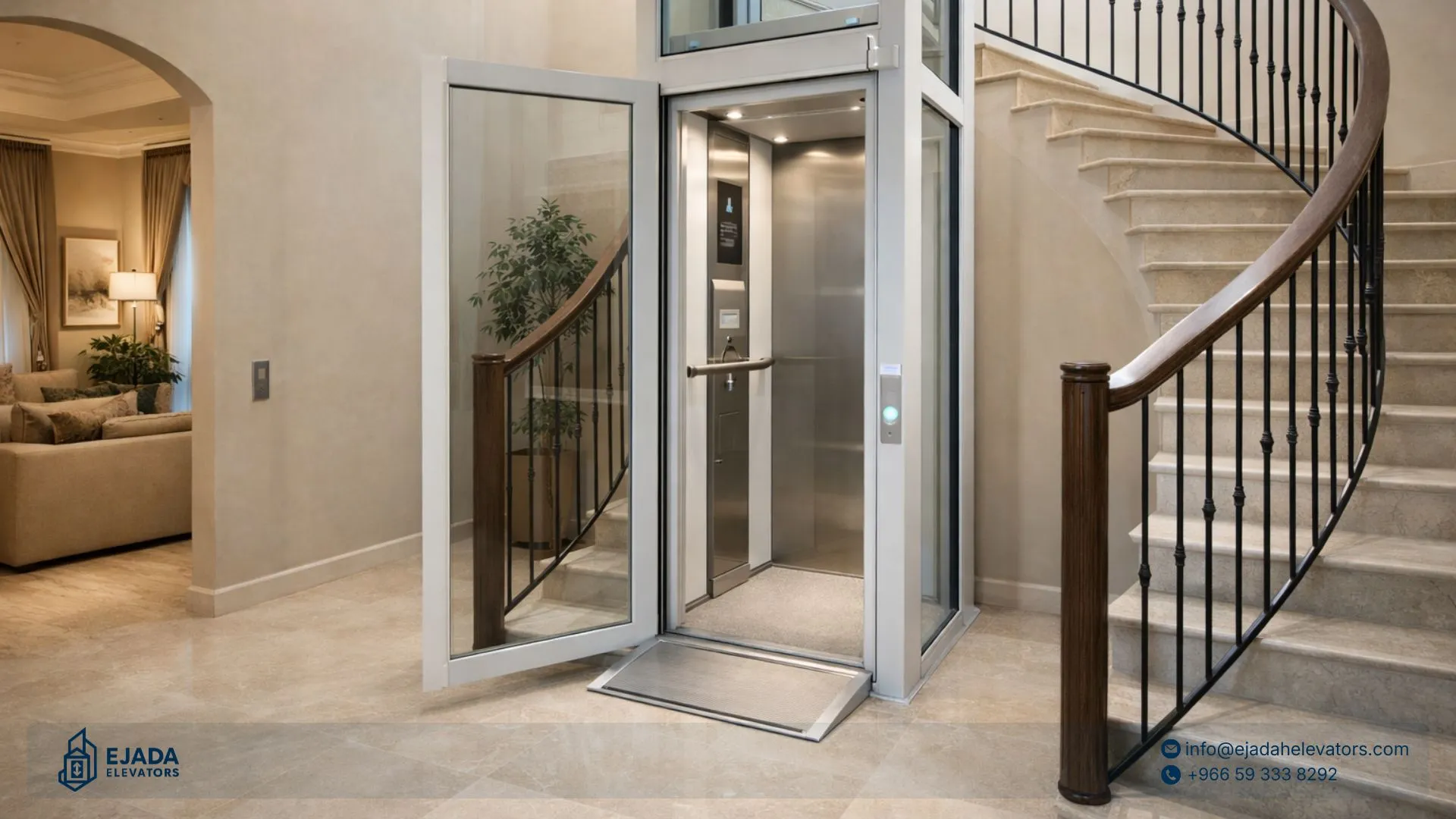 ما هي أشهر استخدامات المصاعد بدون تأسيس؟