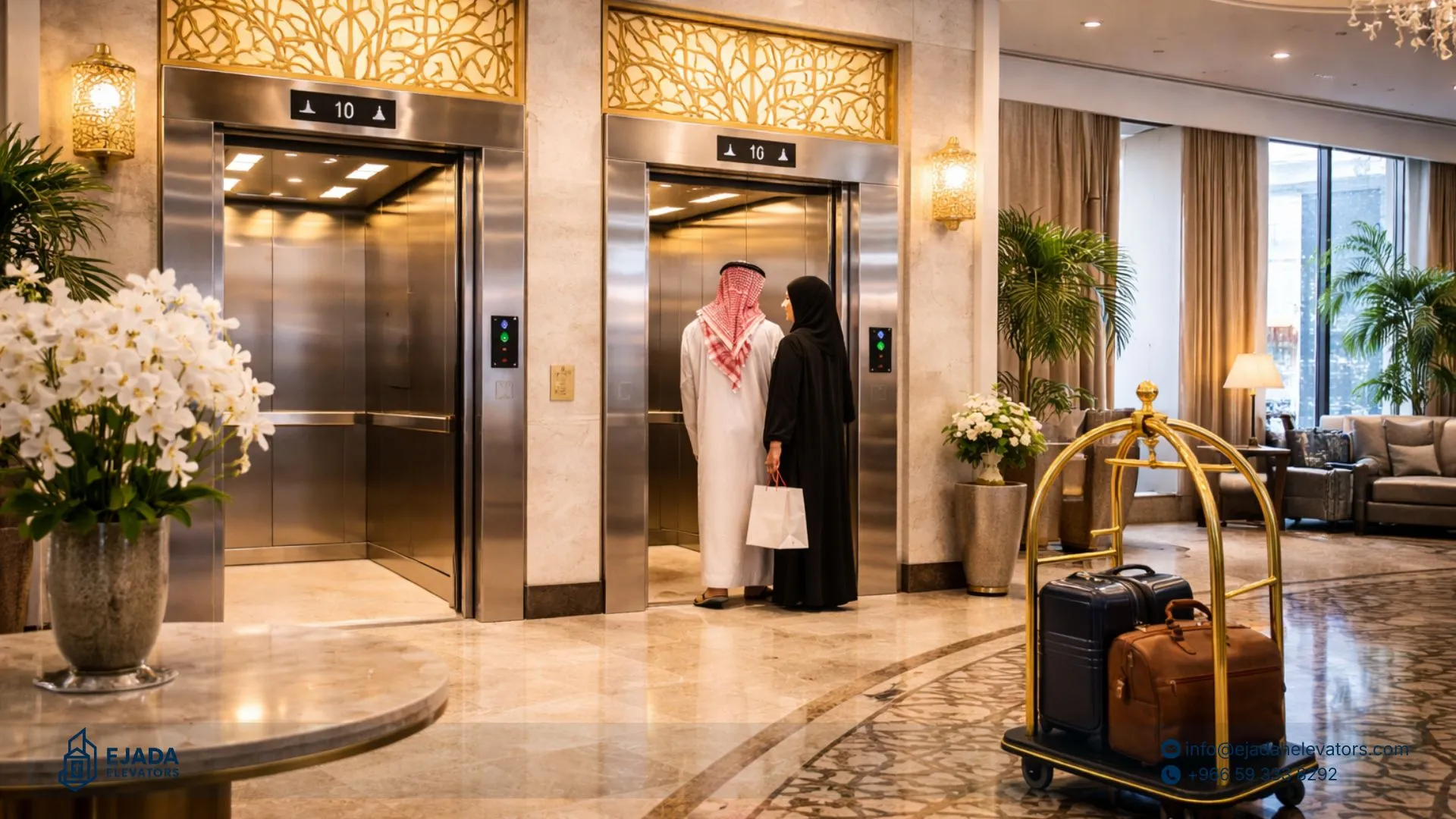 أفضل مصاعد الفنادق في السعودية: الأنواع والتكاليف والمميزات