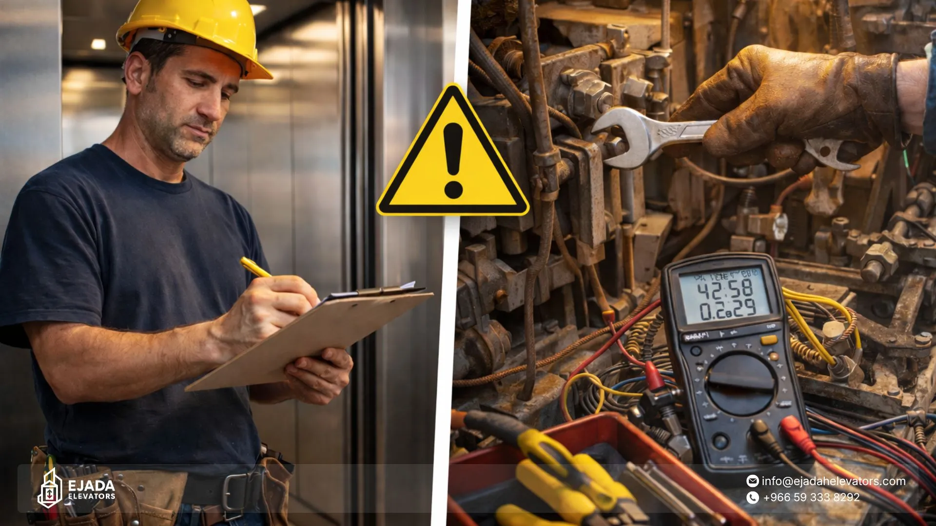 أهمية خدمة طوارئ المصاعد 24/7 ومتى تحتاجها؟ مميزات وأهمية جهاز طوارئ لتشغيل المصعد عند انقطاع الكهرباء